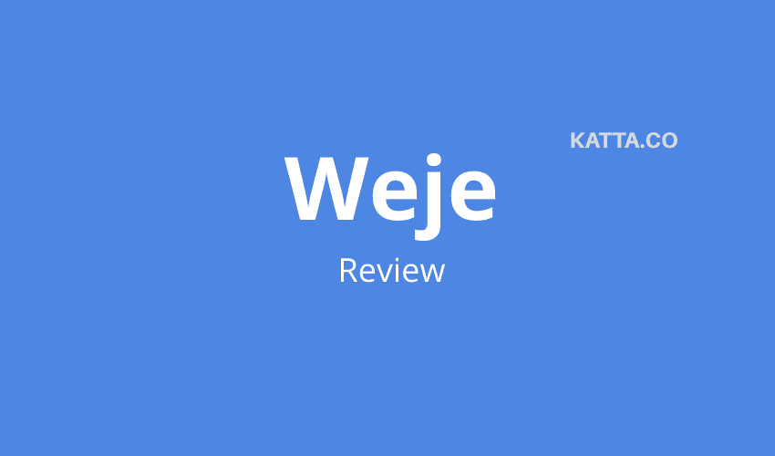 Weje Review & Weje Lifetime Deal (2021).