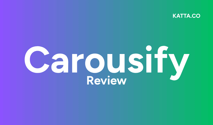 Carousify Review